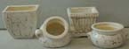 Vase pottery wholesale - assorted design pattern carve 