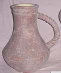 Wholesale vase stand - clay single handle unique supply 
