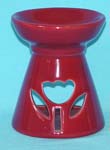 Tulip cut out ceramic aromatic oil burner and oil diffuser